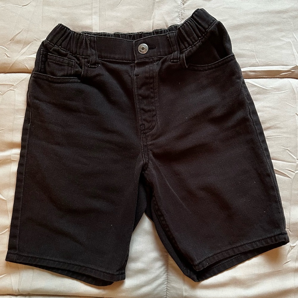 H&M Black Denim Boys Shorts Size 6x